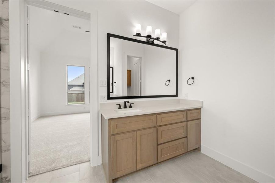 Furnished interior view inside a new home in La Frontera, Fort Worth (Image 15).