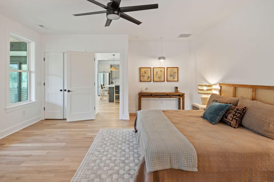 Furnished interior view inside a new home in , Folly Beach (Image 21).