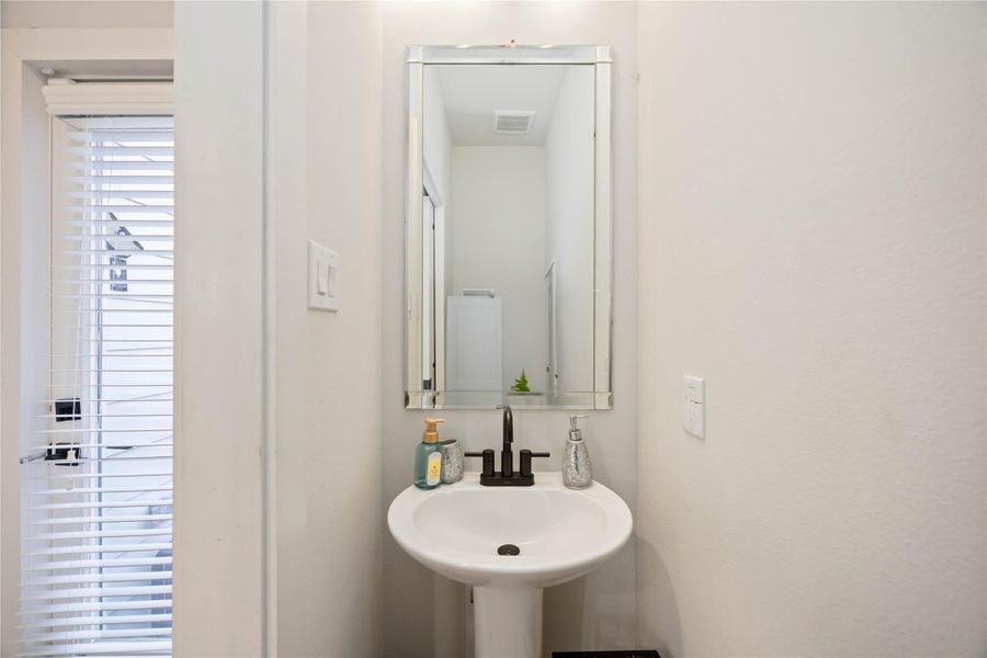 Half Bath on 1st floor