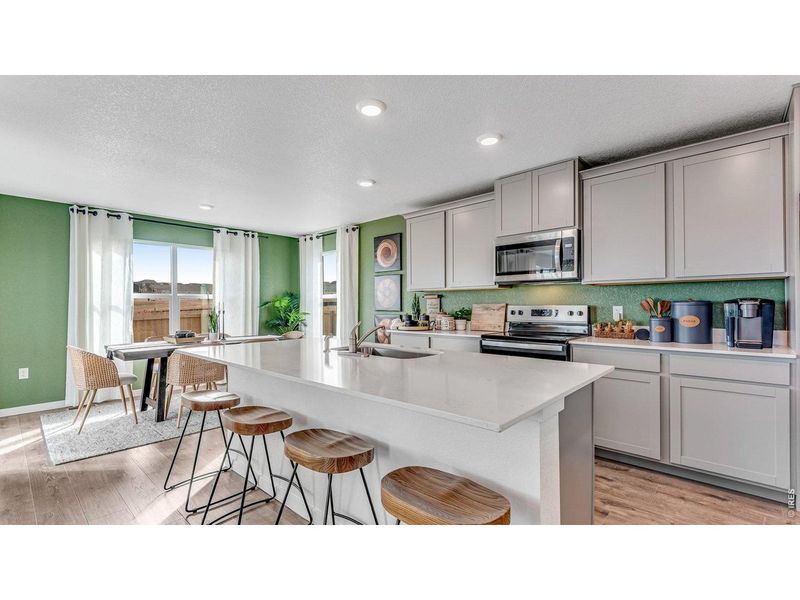 Furnished interior view inside a new home in Prairie Song, Windsor (Image 15).