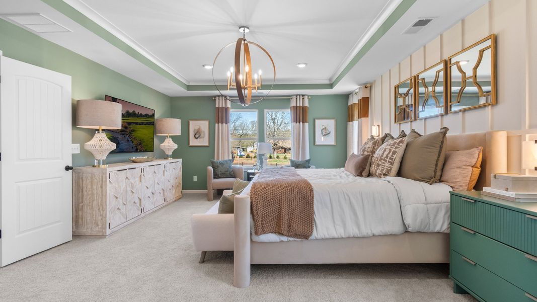 Representative furnished interior of a home built from the Stonefield by DRB Homes in Northcroft, Loganville (Image 41).