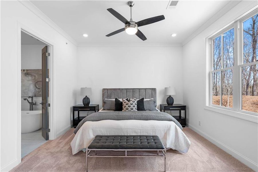 Furnished interior view inside a new home in Waterside Condos, Peachtree Corners (Image 34).