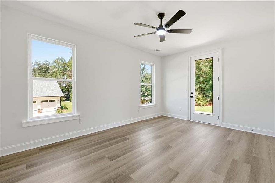 Spacious, unfurnished interior of a new home in , Commerce (Image 37). Spacious, unfurnished interior of a new home in , Commerce (Image 37).