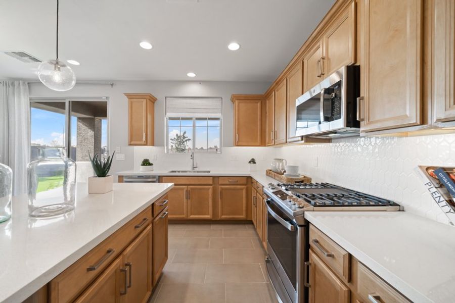 Representative furnished interior of a home built from the 35-4 by Taylor Morrison in Parkside, Phoenix (Image 12).