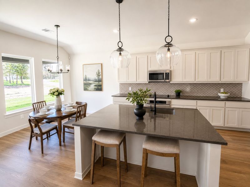 Furnished interior view inside a new home in Arbor Oaks, Boyd (Image 6).