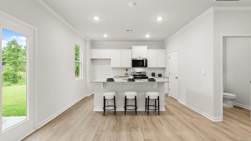 Furnished interior view inside a new home in Fairhaven, Lithia Springs (Image 16).