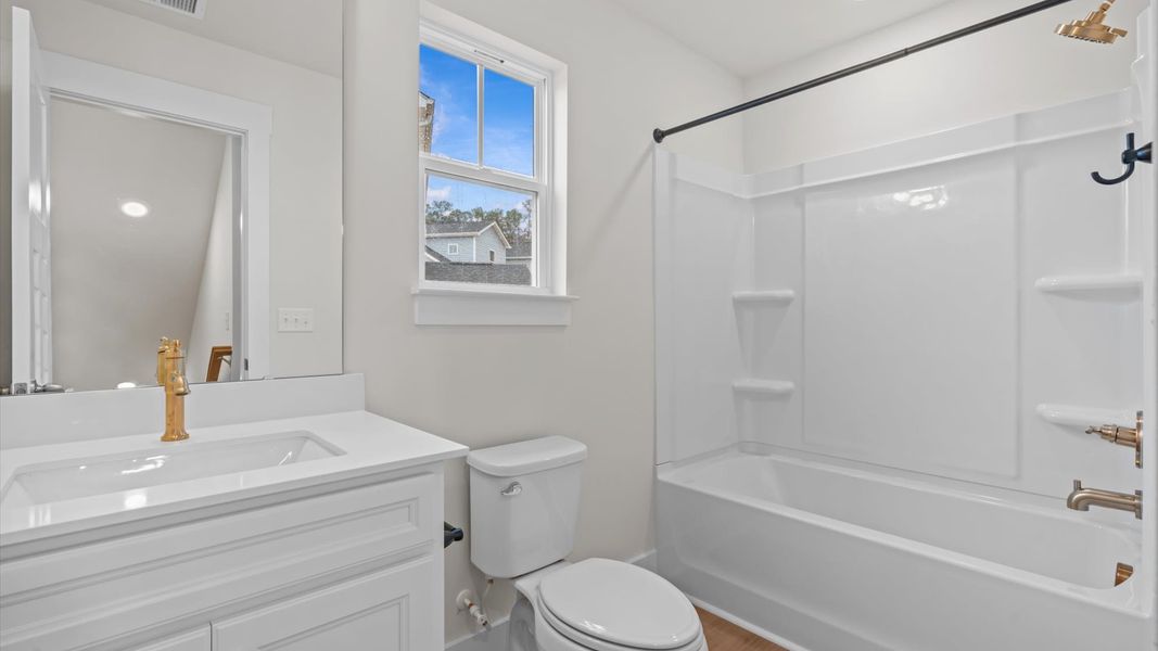 Furnished interior view inside a new home in Iris Meadows, Moore (Image 30).