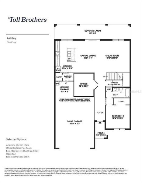 2D floor plan layout of this home in , Orlando, FL (Image 4).