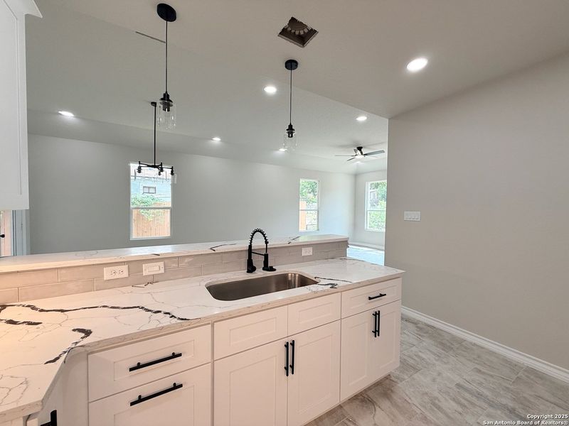 Furnished interior view inside a new home in , San Antonio (Image 10). Furnished interior view inside a new home in , San Antonio (Image 10).