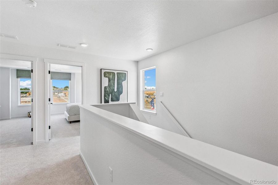Furnished interior view inside a new home in Settlers Crossing, Commerce City (Image 30).