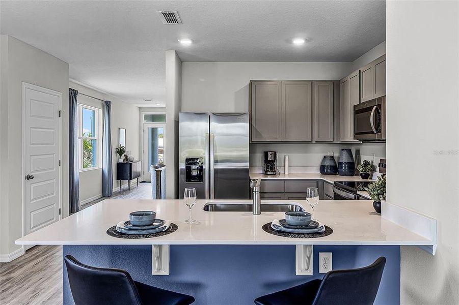Furnished interior view inside a new home in , Haines City (Image 7).