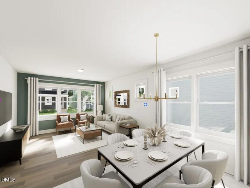 Dining and Living Room Dining and Living Room