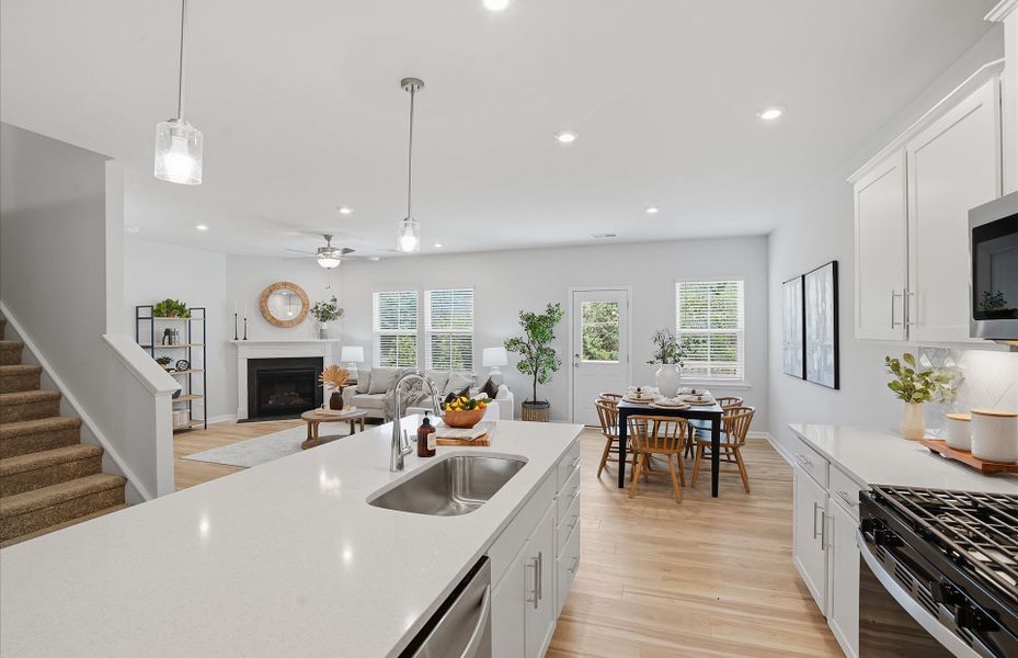Furnished interior view inside a new home in Indigo Park, Easley (Image 14).