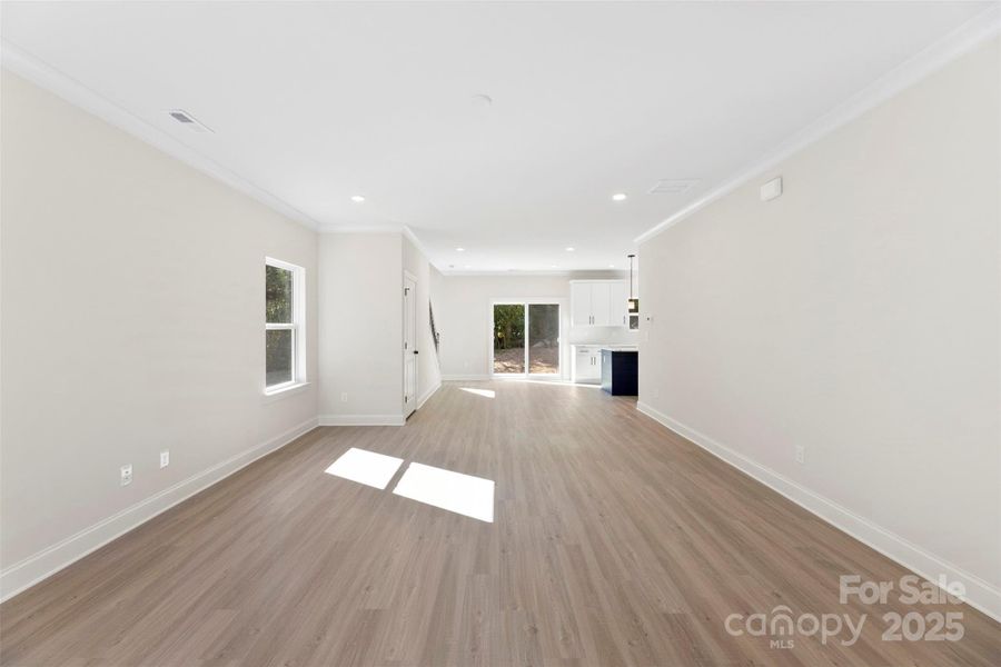 Spacious, unfurnished interior of a new home in , Huntersville (Image 33).