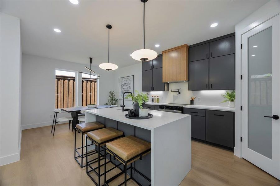 Furnished interior view inside a new home in , Dallas (Image 13). Furnished interior view inside a new home in , Dallas (Image 13).