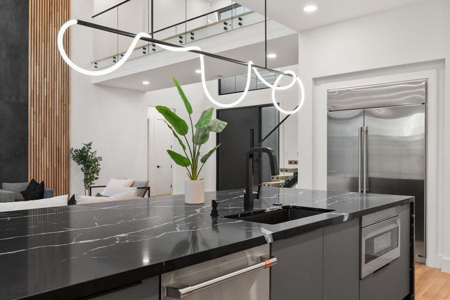 Furnished interior view inside a new home in , Dallas (Image 6). Furnished interior view inside a new home in , Dallas (Image 6).