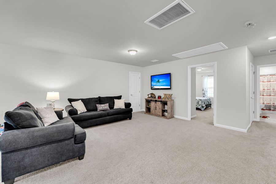 Furnished interior view inside a new home in Cordgrass Landing, Johns Island (Image 30).
