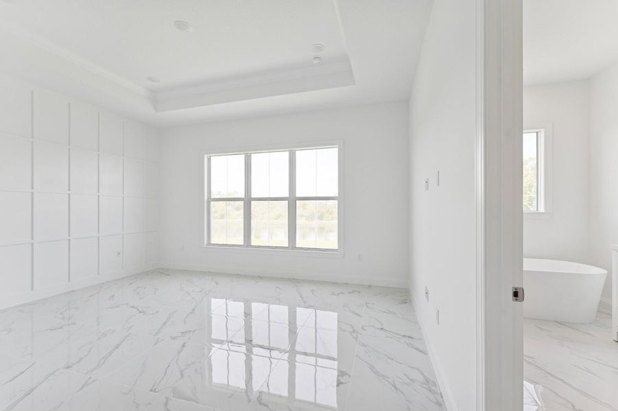 Spacious, unfurnished interior of a new home in Salerno Reserve - Single Family, Stuart (Image 43). Spacious, unfurnished interior of a new home in Salerno Reserve - Single Family, Stuart (Image 43).