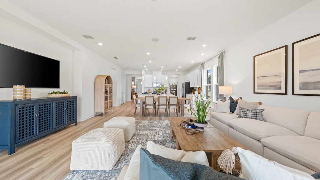 Furnished interior view inside a new home in Timber Ridge, Plant City (Image 8).