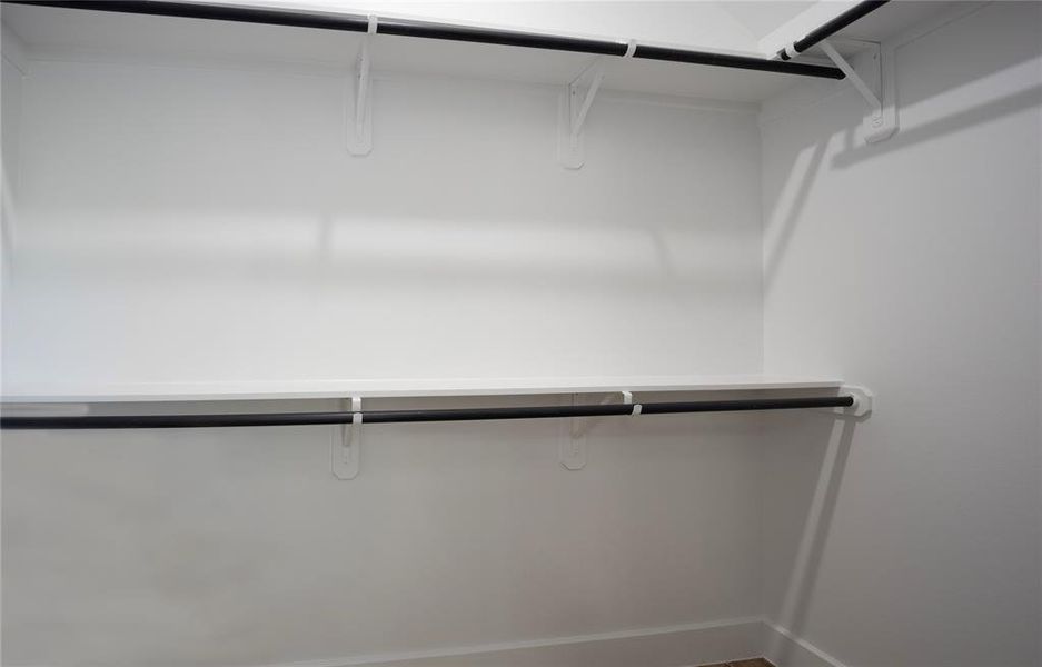 View of spacious closet
