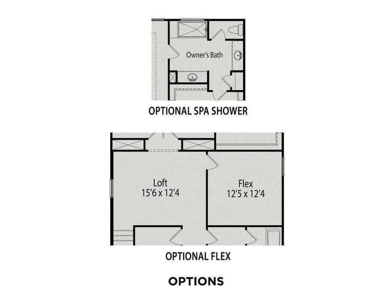 2D floor plan layout for the The Preston A by Davidson Homes LLC in Wellers Knoll, Lillington, NC (Image 29). 2D floor plan layout for the The Preston A by Davidson Homes LLC in Wellers Knoll, Lillington, NC (Image 29).