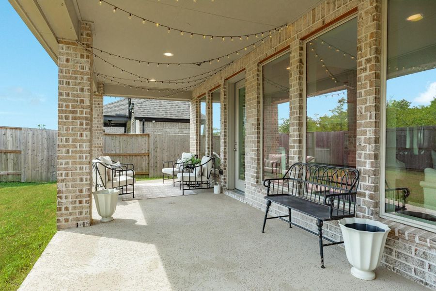 Extended patio perfect for outdoor entertaining, hosting guests, and summer cookouts. Extended patio perfect for outdoor entertaining, hosting guests, and summer cookouts.