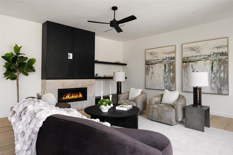 Furnished interior view inside a new home in , Dallas (Image 5). Furnished interior view inside a new home in , Dallas (Image 5).