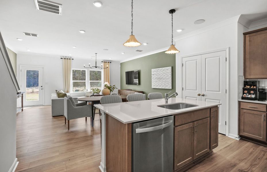 Representative furnished interior of a home built from the Landis by Pulte Homes in Mallard Park, Charlotte (Image 43).
