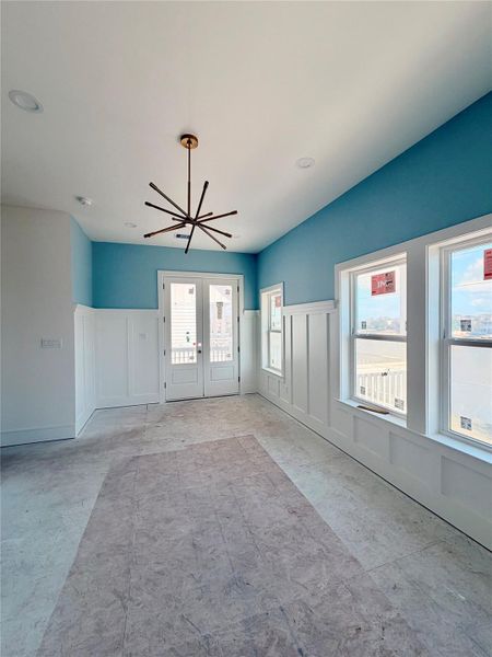 Spacious, unfurnished interior of a new home in , Galveston (Image 13).
