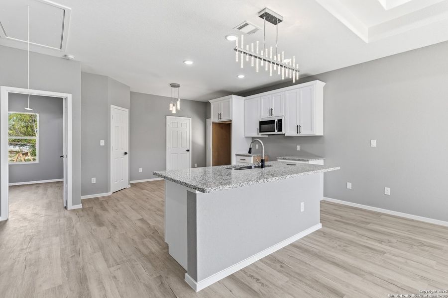 Furnished interior view inside a new home in , San Antonio (Image 11).