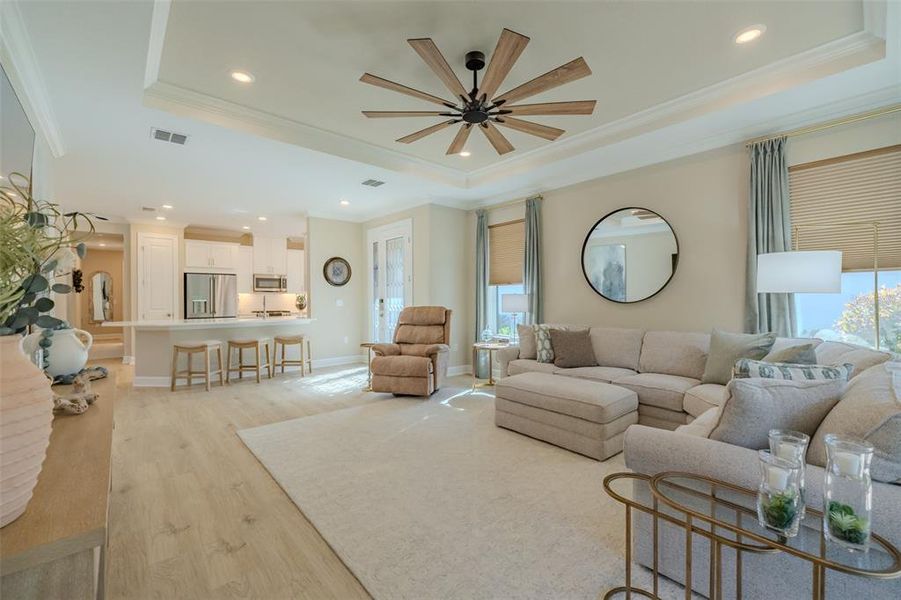 Furnished interior view inside a new home in , Wesley Chapel (Image 6). Furnished interior view inside a new home in , Wesley Chapel (Image 6).