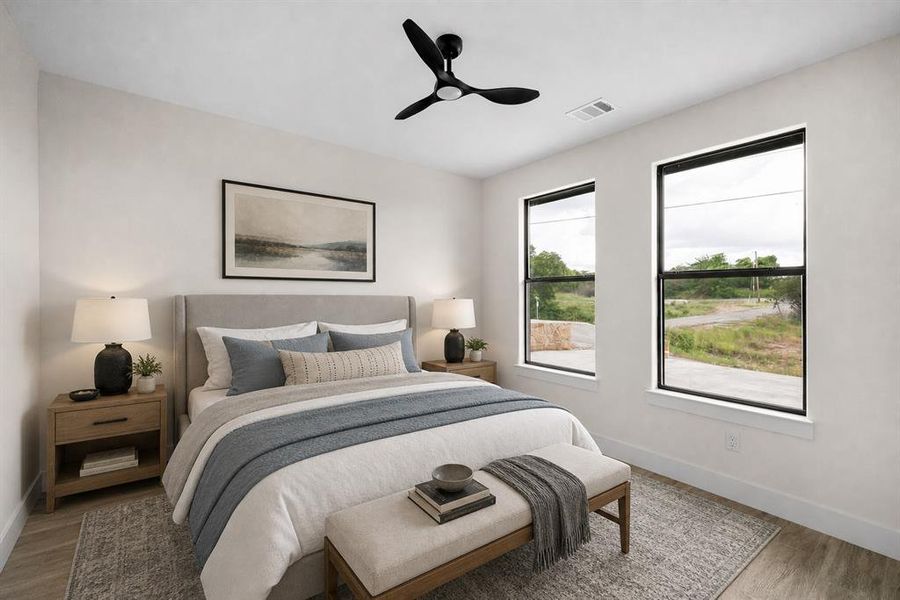 Furnished interior view inside a new home in , Granbury (Image 13).