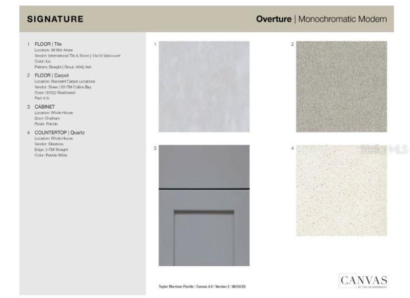 Sample of building materials used in homes in Southloch, Mount Dora (Image 18).