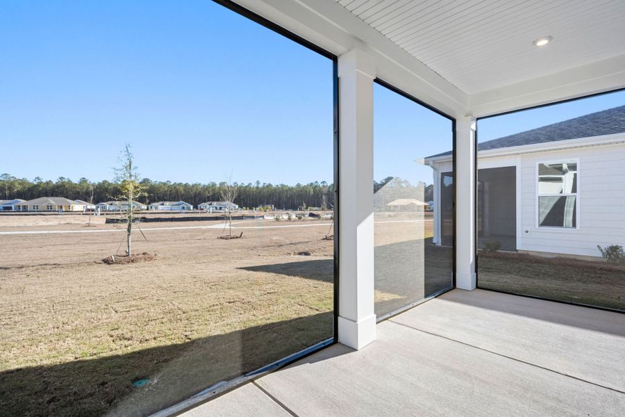 Exterior details and patio area of a home in Sun City Hilton Head, Bluffton (Image 4). Exterior details and patio area of a home in Sun City Hilton Head, Bluffton (Image 4).