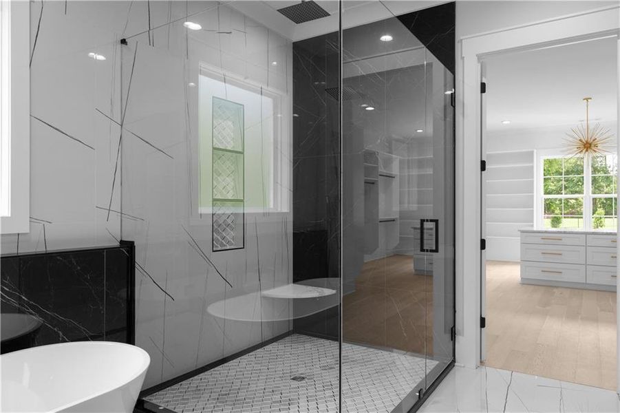 Furnished interior view inside a new home in , Suwanee (Image 11).