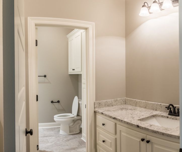 Representative furnished interior of a home built from the Cypress Court House by Trinity Classic Homes in Freeman Ranch, Weatherford (Image 8).