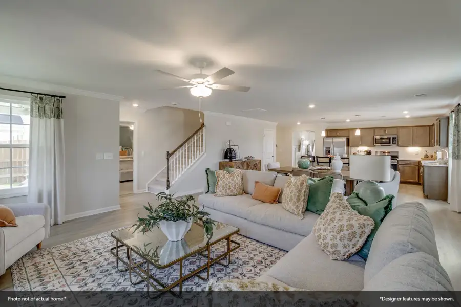 Furnished interior view inside a new home in Ellington, Elgin (Image 13).