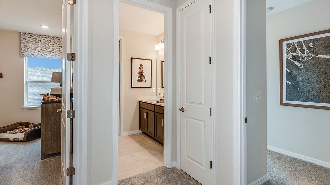 Furnished interior view inside a new home in Veranda Oaks, Port St. Lucie (Image 26).