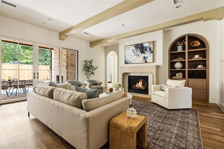Furnished interior view inside a new home in , Dallas (Image 14).