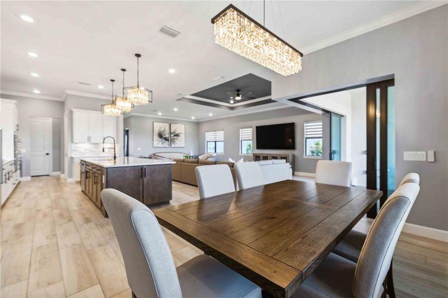 Furnished interior view inside a new home in , Nokomis (Image 29).