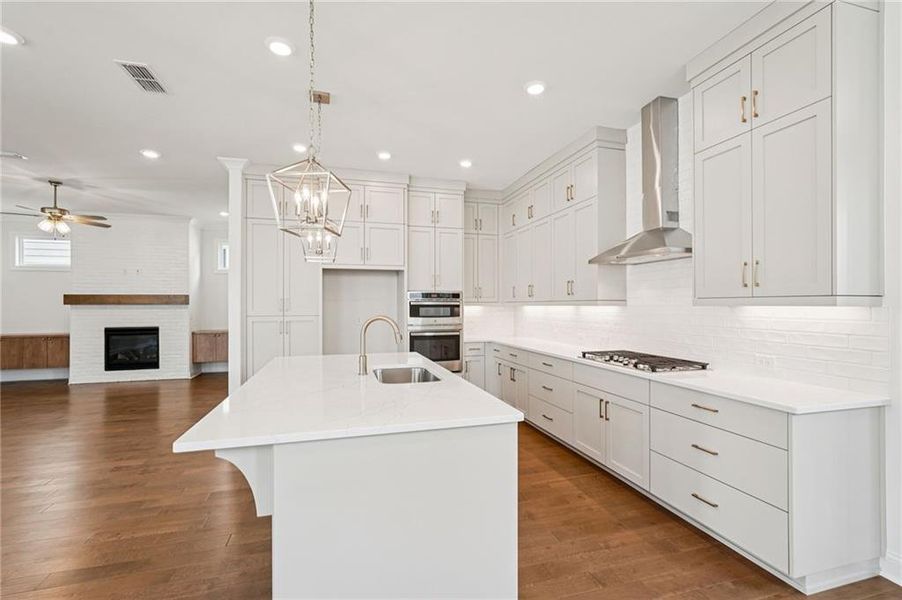 Furnished interior view inside a new home in Promenade at Sawnee Village, Cumming (Image 12).