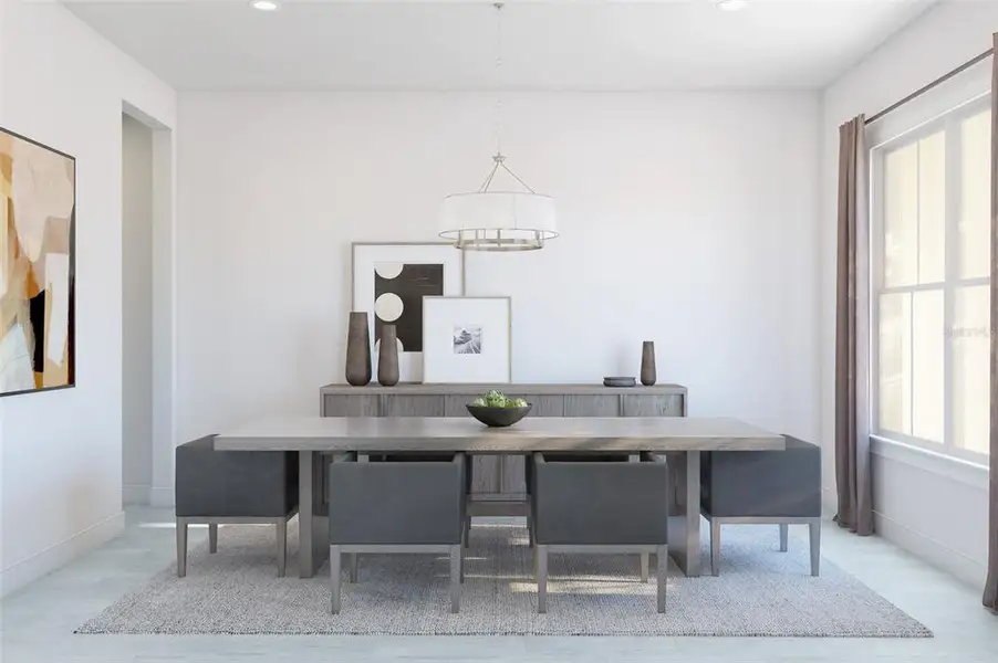 Furnished interior view inside a new home in Preserve at Deer Lakes, Sanford (Image 5).