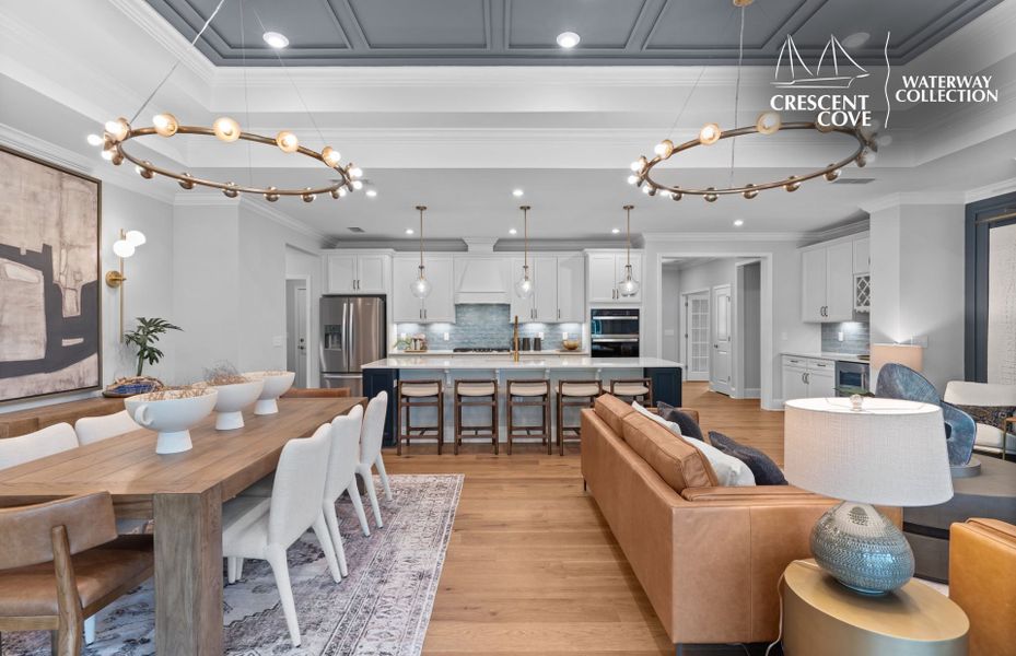 Representative furnished interior of a home built from the Stardom - Waterway Collection by Pulte Homes in Crescent Cove, Myrtle Beach (Image 10).