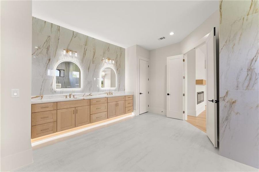 Furnished interior view inside a new home in , Dacula (Image 10).