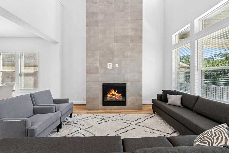 Furnished interior view inside a new home in Santa Rita Ranch, Georgetown (Image 19).