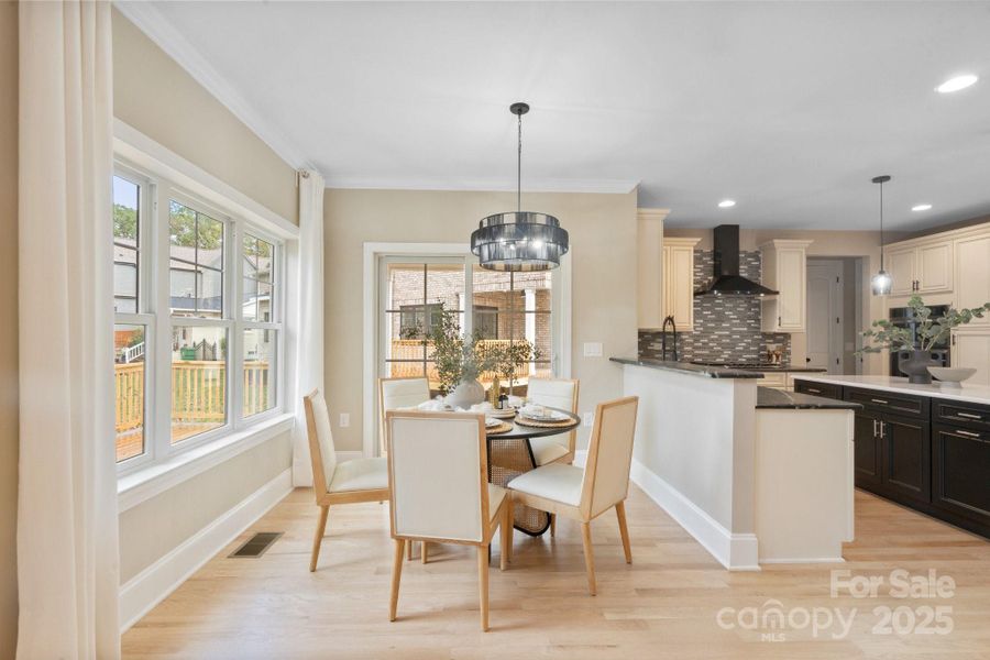 Furnished interior view inside a new home in , Charlotte (Image 30).