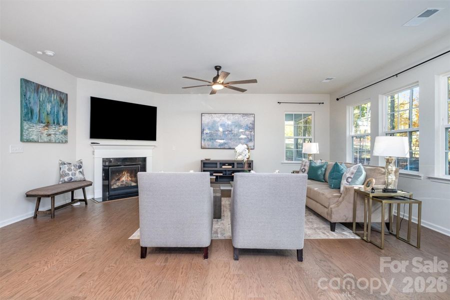 Furnished interior view inside a new home in , Charlotte (Image 9).
