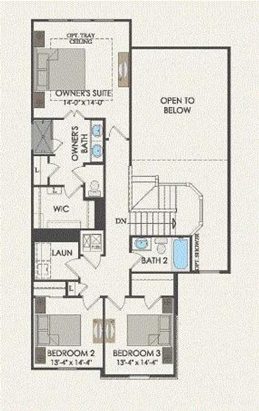 Pulte Homes, Gordon floor plan