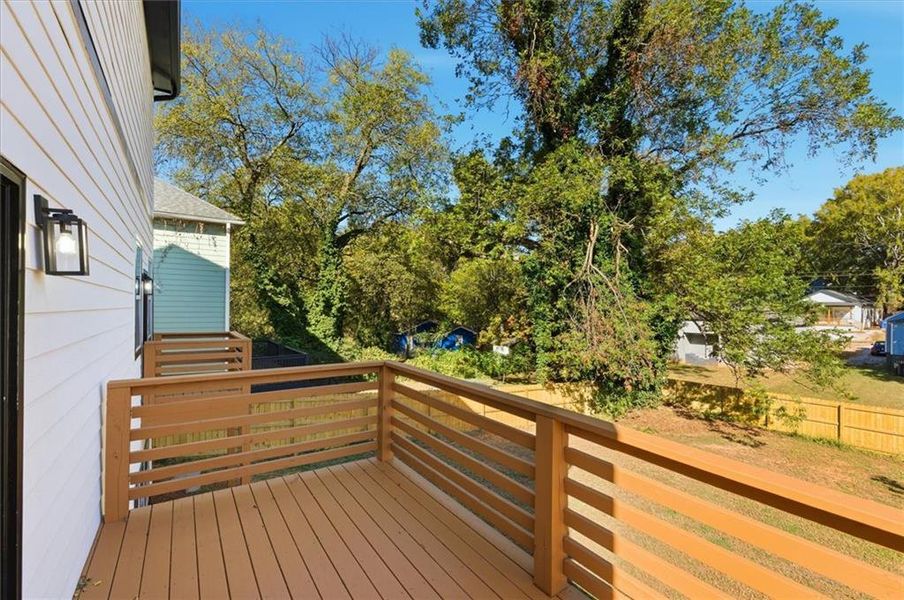 Exterior details and patio area of a home in , Atlanta (Image 29).