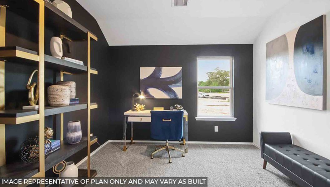 Furnished interior view inside a new home in Silverthorne, Conroe (Image 15). Furnished interior view inside a new home in Silverthorne, Conroe (Image 15).